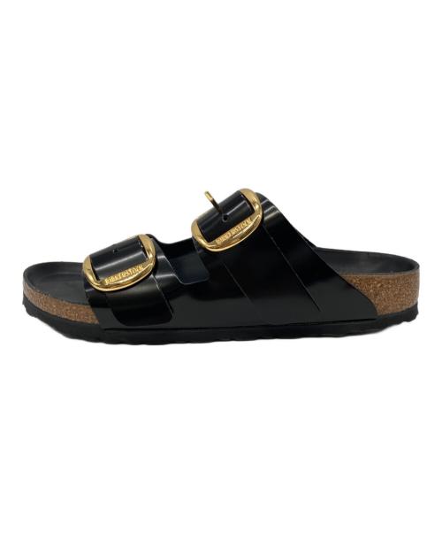BIRKENSTOCK（ビルケンシュトック）BIRKENSTOCK (ビルケンシュトック) Arizona Big Buckle ブラック サイズ:39(25CM)の古着・服飾アイテム