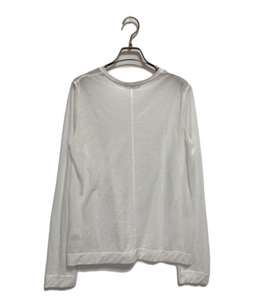 1er Arrondissement（プルミエ アロンディスモン）1er Arrondissement (プルミエ アロンディスモン) シアーロングスリーブTシャツ ホワイト サイズ:不明の古着・服飾アイテム
