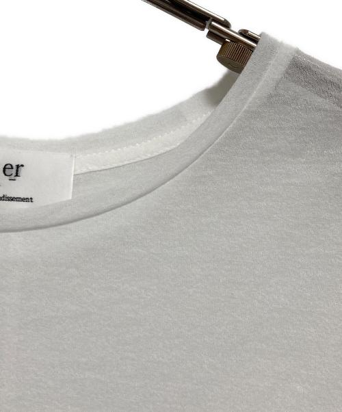 1er Arrondissement（プルミエ アロンディスモン）1er Arrondissement (プルミエ アロンディスモン) シアーロングスリーブTシャツ ホワイト サイズ:不明の古着・服飾アイテム