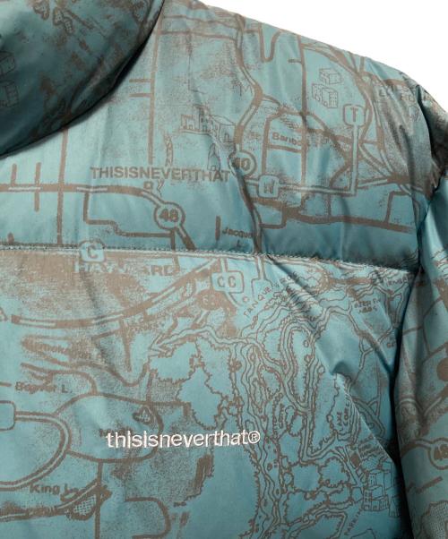 thisisneverthat（ディスイズネバーザット）thisisneverthat (ディスイズネバーザット) ダウンジャケット グリーン サイズ:Mの古着・服飾アイテム