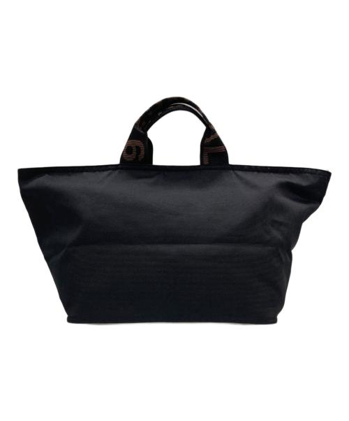 FENDI（フェンディ）FENDI (フェンディ) ロゴトートバッグ ブラックの古着・服飾アイテム