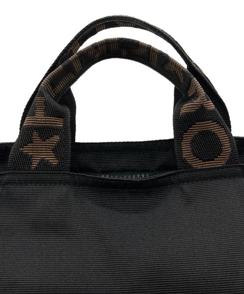 FENDI（フェンディ）FENDI (フェンディ) ロゴトートバッグ ブラックの古着・服飾アイテム