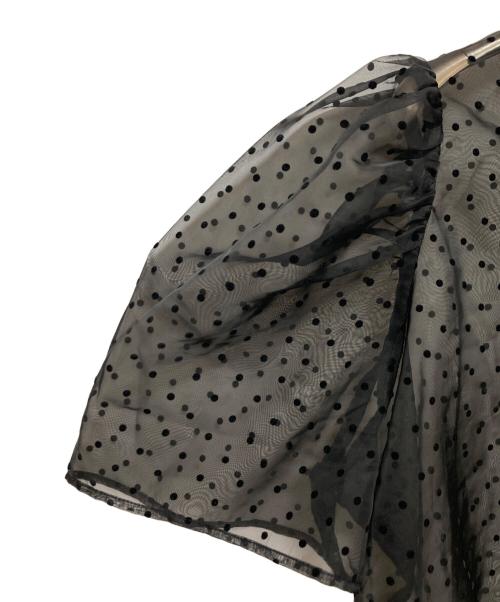 epa（エパ）epa (エパ) ドットブラウス ブラック サイズ:FREEの古着・服飾アイテム