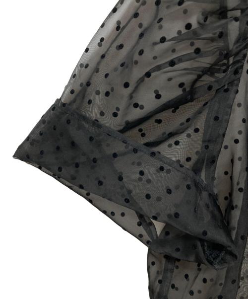 epa（エパ）epa (エパ) ドットブラウス ブラック サイズ:FREEの古着・服飾アイテム