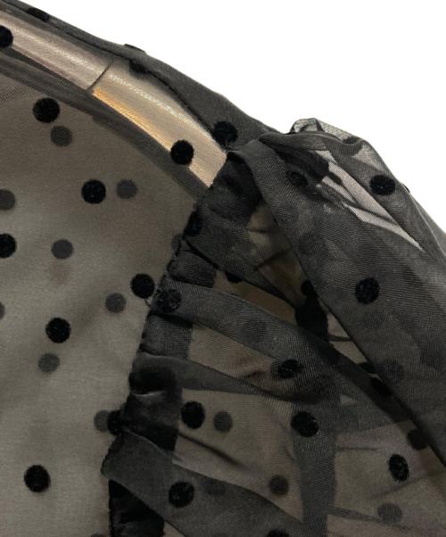epa（エパ）epa (エパ) ドットブラウス ブラック サイズ:FREEの古着・服飾アイテム