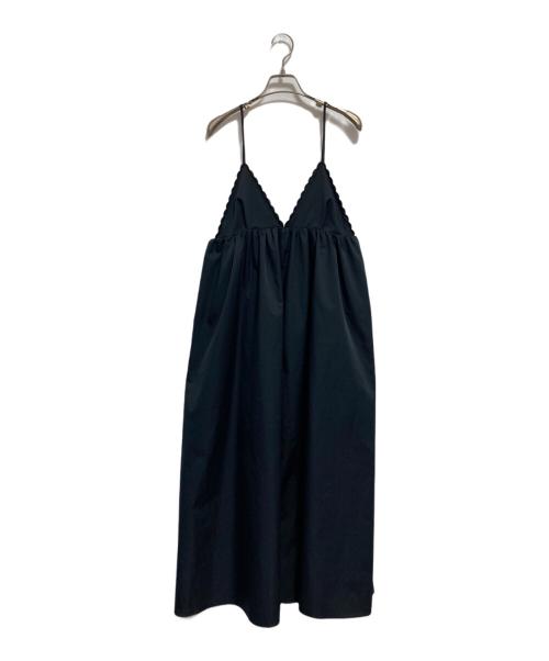 epa（エパ）epa (エパ) スカラップキャミソールワンピース ネイビー サイズ:FREEの古着・服飾アイテム
