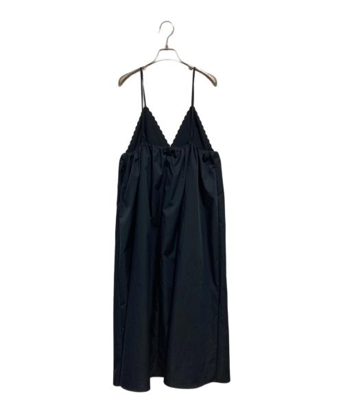 epa（エパ）epa (エパ) スカラップキャミソールワンピース ネイビー サイズ:FREEの古着・服飾アイテム