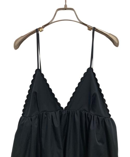 epa（エパ）epa (エパ) スカラップキャミソールワンピース ネイビー サイズ:FREEの古着・服飾アイテム