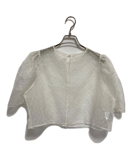 epa（エパ）epa (エパ) ドットブラウス ホワイト サイズ:FREEの古着・服飾アイテム