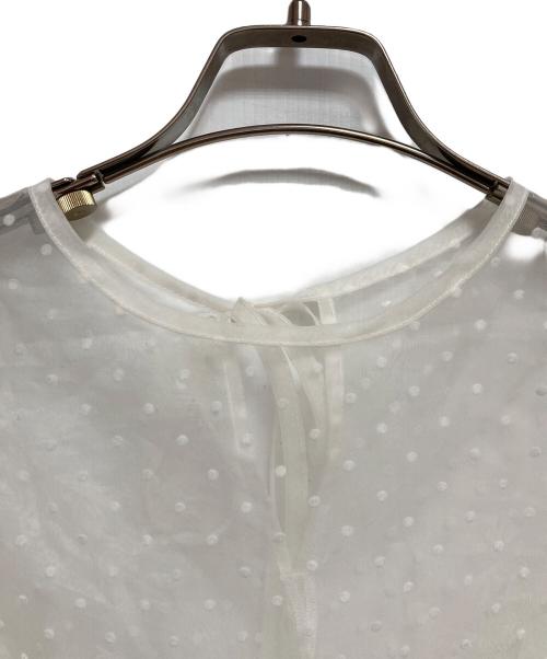 epa（エパ）epa (エパ) ドットブラウス ホワイト サイズ:FREEの古着・服飾アイテム