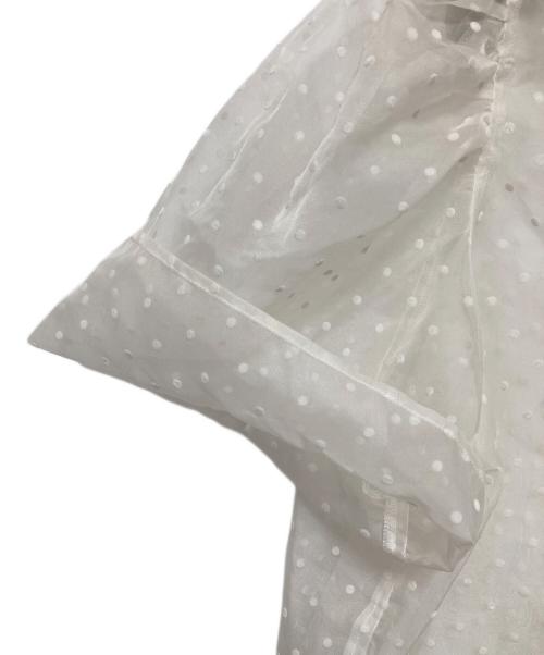 epa（エパ）epa (エパ) ドットブラウス ホワイト サイズ:FREEの古着・服飾アイテム