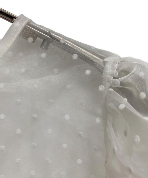 epa（エパ）epa (エパ) ドットブラウス ホワイト サイズ:FREEの古着・服飾アイテム