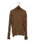 ISSEY MIYAKE (イッセイミヤケ) ハイネックプリーツカットソー ブラウン サイズ:M：13000円