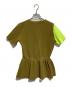 HeRIN.CYE (ヘリンドットサイ) Flare hem knit tops イエロー×ベージュ サイズ:FREE：5000円