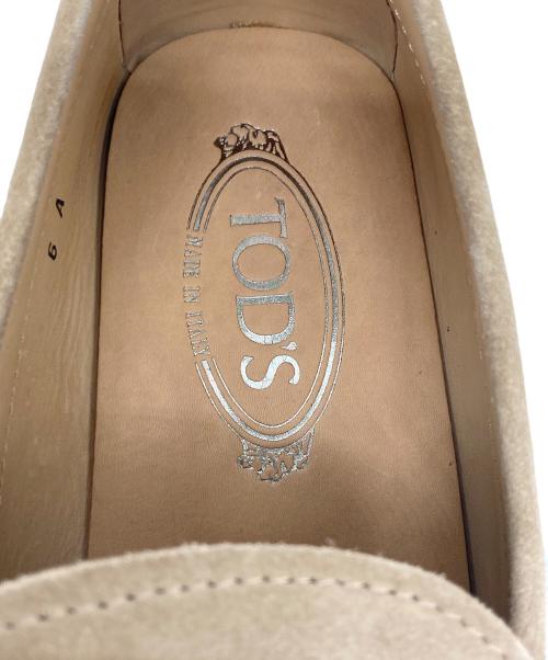 TOD'S（トッズ）TOD'S (トッズ) スエードビットローファー ベージュ サイズ:6Aの古着・服飾アイテム
