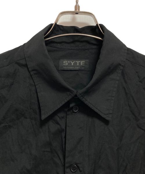 s'yte（サイト）s'yte (サイト) レギュラーカラーシャツ ブラック サイズ:XL(4)の古着・服飾アイテム