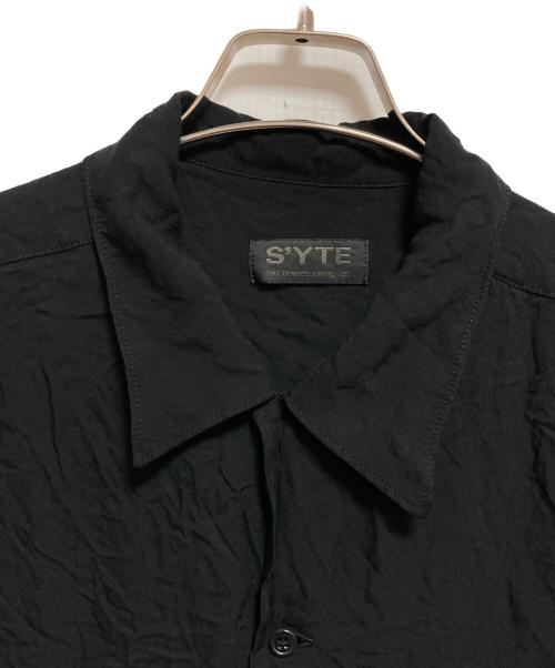 s'yte（サイト）s'yte (サイト) オープンカラーシャツ ブラック サイズ:XL(3)の古着・服飾アイテム