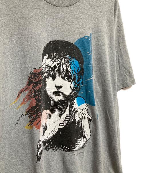 Hanes（ヘインズ）Hanes (ヘインズ) 80’ｓプリントTシャツ グレー サイズ:XLの古着・服飾アイテム