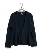 CFCLシーエフシーエル）の古着「HYPHA COLLARLESS ZIP JACKET」｜ブラック