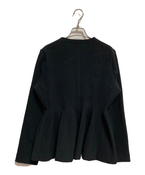 CFCL（シーエフシーエル）CFCL (シーエフシーエル) HYPHA COLLARLESS ZIP JACKET ブラック サイズ:3の古着・服飾アイテム