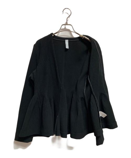 CFCL（シーエフシーエル）CFCL (シーエフシーエル) HYPHA COLLARLESS ZIP JACKET ブラック サイズ:3の古着・服飾アイテム