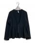 CFCL（シーエフシーエル）の古着「HYPHA COLLARLESS ZIP JACKET」｜ブラック