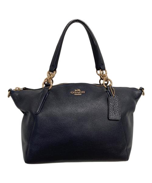 COACH（コーチ）COACH (コーチ) 2WAYバッグ ネイビーの古着・服飾アイテム