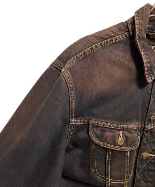 LEE（リー）LEE (リー) 加工デニムジャケット インディゴ サイズ:XLの古着・服飾アイテム