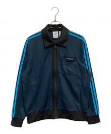 adidas（アディダス）の古着「トラックジャケット」｜ネイビー×ブルー