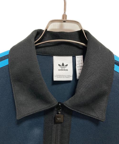 adidas（アディダス）adidas (アディダス) トラックジャケット ネイビー×ブルー サイズ:XLの古着・服飾アイテム