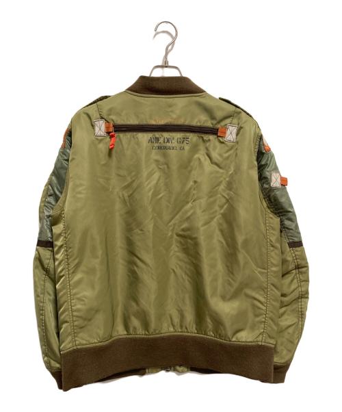 AVIREX（アヴィレックス）AVIREX (アヴィレックス) L-2 カスタムフライトジャケット オリーブ サイズ:2XLの古着・服飾アイテム