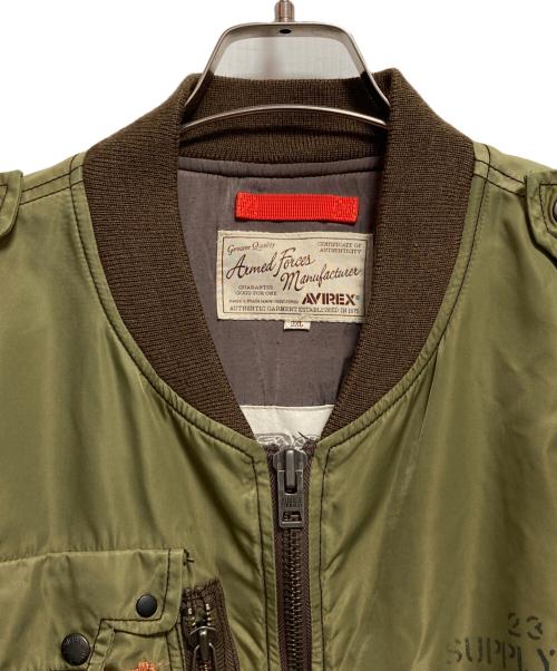 AVIREX（アヴィレックス）AVIREX (アヴィレックス) L-2 カスタムフライトジャケット オリーブ サイズ:2XLの古着・服飾アイテム