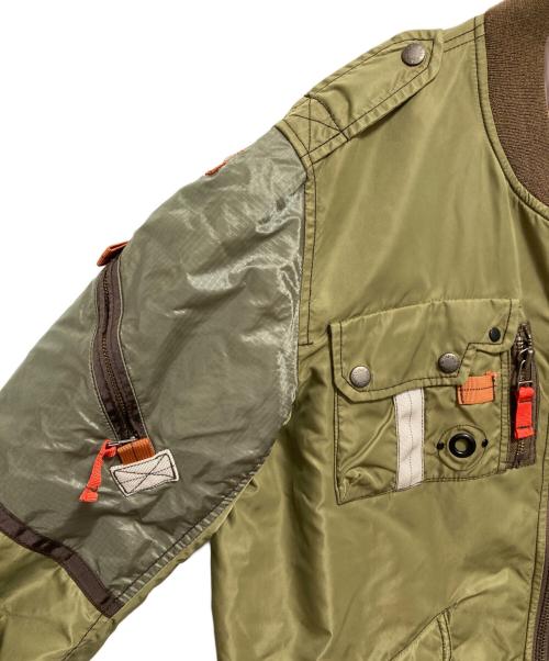 AVIREX（アヴィレックス）AVIREX (アヴィレックス) L-2 カスタムフライトジャケット オリーブ サイズ:2XLの古着・服飾アイテム