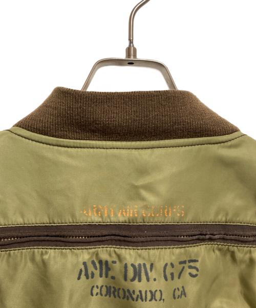 AVIREX（アヴィレックス）AVIREX (アヴィレックス) L-2 カスタムフライトジャケット オリーブ サイズ:2XLの古着・服飾アイテム