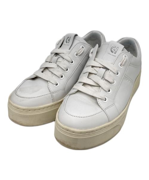 COLE HAAN（コールハーン）COLE HAAN (コールハーン) グランドプロ マックス プラットフォーム スニーカー ホワイト サイズ:24の古着・服飾アイテム