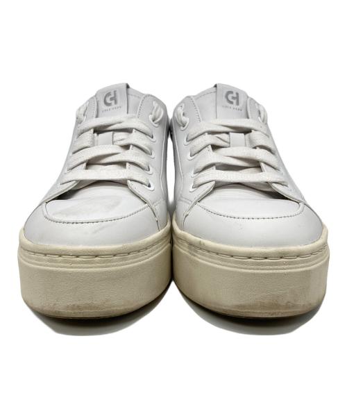 COLE HAAN（コールハーン）COLE HAAN (コールハーン) グランドプロ マックス プラットフォーム スニーカー ホワイト サイズ:24の古着・服飾アイテム