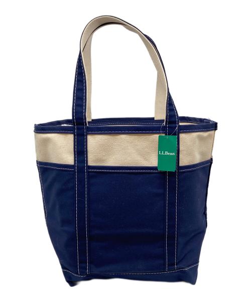 L.L.Bean（エルエルビーン）L.L.Bean (エルエルビーン) カスコベイトート ベージュ×ネイビーの古着・服飾アイテム