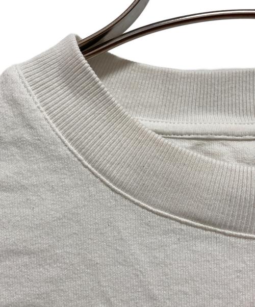 JIL SANDER（ジルサンダー）JIL SANDER (ジルサンダー) オーバーサイズロゴプリントtシャツ ホワイト×ブラック サイズ:XSの古着・服飾アイテム