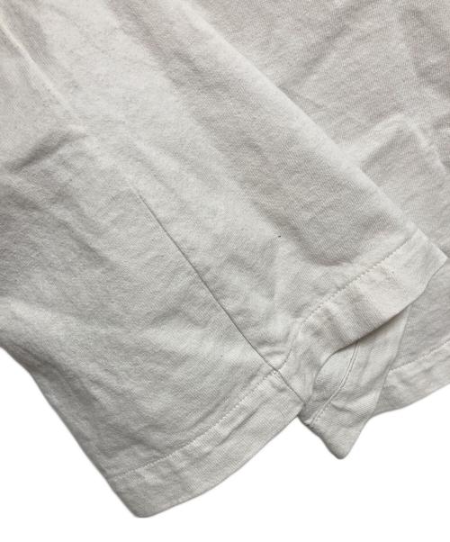 JIL SANDER（ジルサンダー）JIL SANDER (ジルサンダー) オーバーサイズロゴプリントtシャツ ホワイト×ブラック サイズ:XSの古着・服飾アイテム