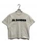 JIL SANDER（ジルサンダー）の古着「オーバーサイズロゴプリントtシャツ」｜ホワイト×ブラック