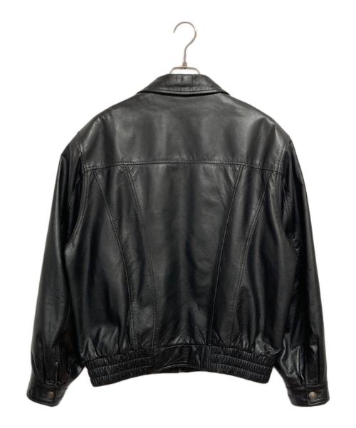 wilsons leather（ウィルソンズレザー）wilsons leather (ウィルソンズレザー) レザージャケット ブラック サイズ:Lの古着・服飾アイテム