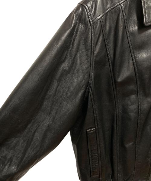 wilsons leather（ウィルソンズレザー）wilsons leather (ウィルソンズレザー) レザージャケット ブラック サイズ:Lの古着・服飾アイテム