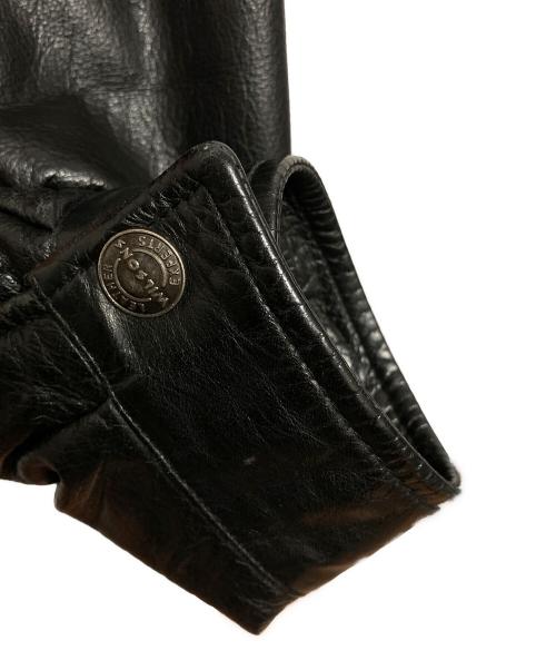 wilsons leather（ウィルソンズレザー）wilsons leather (ウィルソンズレザー) レザージャケット ブラック サイズ:Lの古着・服飾アイテム