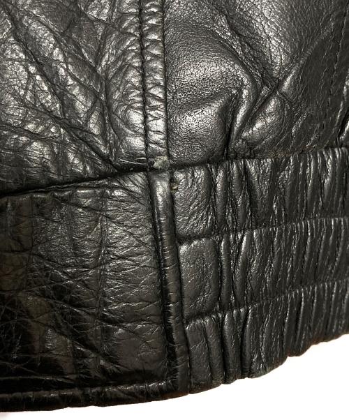 wilsons leather（ウィルソンズレザー）wilsons leather (ウィルソンズレザー) レザージャケット ブラック サイズ:Lの古着・服飾アイテム