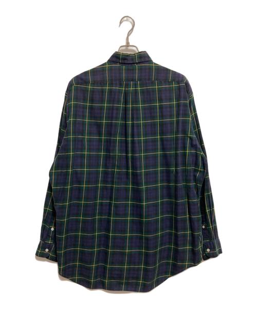 POLO RALPH LAUREN（ポロ・ラルフローレン）POLO RALPH LAUREN (ポロ・ラルフローレン) チェックシャツ ネイビー×グリーン サイズ:XLの古着・服飾アイテム
