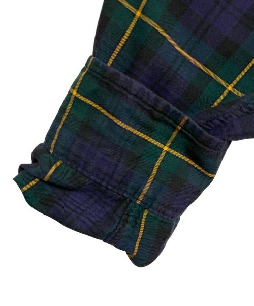 POLO RALPH LAUREN（ポロ・ラルフローレン）POLO RALPH LAUREN (ポロ・ラルフローレン) チェックシャツ ネイビー×グリーン サイズ:XLの古着・服飾アイテム