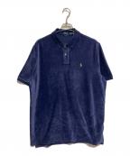 POLO RALPH LAURENポロ・ラルフローレン）の古着「コーデュロイポロシャツ」｜ネイビー
