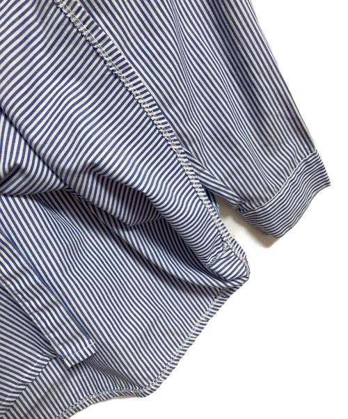stussy（ステューシー）stussy (ステューシー) ストライプシャツ ブルー×ホワイト サイズ:X-LARGEの古着・服飾アイテム