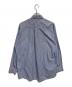 stussy (ステューシー) ストライプシャツ ブルー×ホワイト サイズ:X-LARGE：11000円