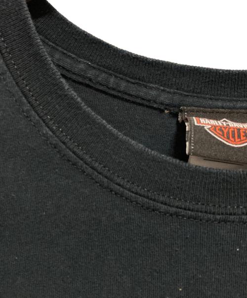 HARLEY-DAVIDSON（ハーレーダビッドソン）HARLEY-DAVIDSON (ハーレーダビッドソン) プリントTシャツ ネイビー サイズ:2XLの古着・服飾アイテム